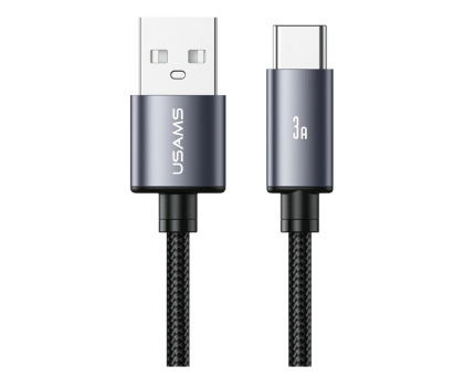 Kabel USAMS Kabel U91 18W USB-C do USB-A 1m stalowy